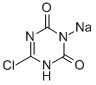 CAS 登录号：32998-00-8， 6-氯-1,3,5-三嗪-2,4(1H,3H)-二酮钠盐