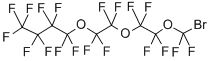 structure of CAS# 330562-47-5, 1-Bromoperfluoro-2,5,8-Trioxadodecane;1-BROMOPERFLUORO-2,5,8-TRIOXADODECANE;PERFLUORO-2,5,8-TRIOXADODECYL BROMIDE