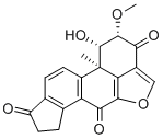 CAS#: 3306-52-3， (1S-(1alpha,2alpha,11balpha))-1,7,8,11b-Tetrahydro-1-Hydroxy-2-Methoxy-11b-Methylcyclopenta(7,8)Phenanthro(10,1-bc)Furan-3,6,9(2H)-Trione