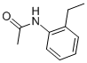 structure of CAS# 33098-65-6, N1-(2-Ethylphenyl)Acetamide;N-(2-Ethylphenyl)Ethanamide;Maybridge1_000039;Zinc00128891