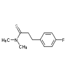CAS 登录号：331-88-4， 3-(4-氟苯基)-N,N-二甲基丙烷硫代酰胺