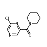 CAS 登录号：33332-48-8， (6-氯-2-吡嗪基)(1-哌啶基)甲酮
