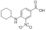 structure of CAS# 333340-82-2, 4-Cyclohexylamino-3-Nitro-Benzoic Acid;4-(Cyclohexylamino)-3-Nitrobenzoic Acid(SALTDATA: FREE);4-CYCLOHEXYLAMINO-3-NITRO-BENZOIC ACID