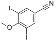 structure of CAS# 3336-40-1, Ioxynil-Methyl;IOXYNIL-METHYL PESTANAL (3 5-DIIODO-4- &;3,5-Diiodo-4-Methoxybenzonitrile;IOXYNIL-METHYL PESTANAL