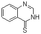 structure of CAS# 3337-86-8, 4(3H)-Quinazolinethione;4-Quinazolinethiolate;Zinc00155580