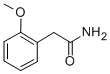 structure of CAS# 33390-80-6, 2-(2-Methoxyphenyl)Acetamide;2-(2-Methoxyphenyl)Ethanamide;Zinc04690618;Stk115576
