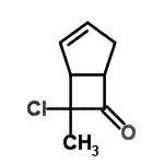 CAS#: 33471-78-2， 7-Chloro-7-Methylbicyclo[3.2.0]Hept-2-En-6-One