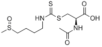 structure of CAS# 334829-66-2, DL-Sulforaphane N-Acetyl-L-Cysteine;N-Acetyl-S-[[[4-(Methylsulfinyl)Butyl-D8]Amino]Thioxomethyl]-L-Cysteine;N-Acetyl-S-[[[4-(Methylsulfinyl)Butyl]Amino]Thioxomethyl]-L-Cysteine;N-Acetyl-S-[[[4-(Methylsulfinyl)Butyl]Amino]Thioxomethyl]-