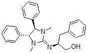 structure of CAS# 337308-63-1, (4R,5R)-1,3-Dimethyl-4,5-Diphenyl-2-[(S)-1-Benzyl-2-Hydroxyethylimino]Imidazolidine;(4R,5R)-1,3-DIMETHYL-4,5-DIPHENYL-2-[(S)-1-BENZYL-2-HYDROXYETHYLIMINO]IMIDAZOLIDINE;(4R,5R)-1,3-DIMETHYL-4,5-DIPHENYL-2-[(S)-1-BENZYL-2-HYDROXYETHYLIMIDAZOLIDINE
