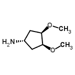 CAS#: 337361-68-9， (1S,3R,4S)-3,4-Dimethoxycyclopentanamine