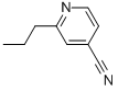structure of CAS# 33744-19-3, 2-Propylpyridine-4-Carbonitrile;2-Propyl-4-Pyridinecarbonitrile;2-Propylisonicotinonitrile