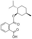 结构式 CAS# 33744-74-0, (-)-单-(1R)-薄荷基邻苯二甲酸酯