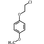 CAS 登录号：3383-74-2， 1-(2-氯乙氧基)-4-甲氧基苯