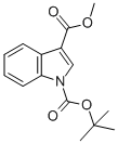 结构式 CAS# 338760-26-2, 吲哚-1,3-二甲酸 1-叔丁酯 3-甲酯