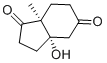 CAS 登录号：33879-04-8， (3aS,7aS)-(+)-六氢-3alpha-羟基-7alpha-甲基-1,5-茚满二酮