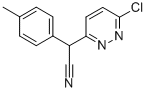 结构式 CAS# 339008-32-1, 2-(6-氯哒嗪-3-基)-2-(4-甲基苯基)乙腈