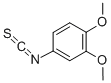 structure of CAS# 33904-04-0, 3,4-Dimethoxyphenyl Isothiocyanate;4-Isothiocyanato-1,2-Dimethoxy-Benzene;S 03458;Zinc00164235