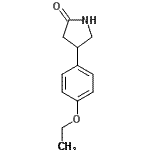 CAS 登录号：339348-32-2， 4-(4-乙氧基苯基)-2-吡咯烷酮