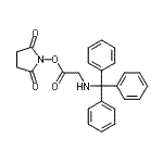 CAS#: 3397-28-2， 2,5-Dioxo-1-Pyrrolidinyl N-Tritylglycinate
