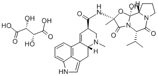 CAS 登录号：3398-46-7， 麦角瓦灵酒石酸盐