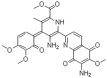CAS 登录号：3398-48-9， 链黑菌素