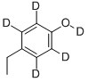 CAS#: 340256-40-8， 4-Ethylphenol-2,3,5,6-D4