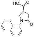 structure of CAS# 340319-91-7, 1-Naphthalen-1-Yl-5-Oxo-Pyrrolidine-3-Carboxylic Acid;(3R)-1-(1-Naphthyl)-5-Oxo-Pyrrolidine-3-Carboxylate;(3R)-1-(1-Naphthyl)-5-Oxo-3-Pyrrolidinecarboxylate;(3R)-5-Keto-1-(1-Naphthyl)Pyrrolidine-3-Carboxylate