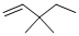 structure of CAS# 3404-73-7, 3,3-Dimethyl-1-Pentene;1-Pentene, 3,3-Dimethyl-;3,3-Dimethyl-1-Pentene