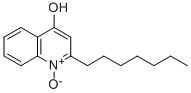 structure of CAS# 341-88-8, 2-Heptyl-1-Hydroxyquinolin-4-One;2-Heptyl-1-Hydroxy-Quinolin-4-One;2-Heptyl-1-Hydroxy-4-Quinolinone;2-Heptyl-1-Hydroxy-4-Quinolone
