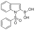 结构式 CAS# 342404-46-0, 1-(苯磺酰基)-2-吲哚硼酸