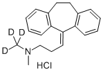 结构式 CAS# 342611-00-1, 阿米替林-D3 盐酸盐 (N-甲基-D3)
