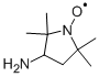 structure of CAS# 34272-83-8, 3-Amino-2,2,5,5-Tetramethyl-1-Pyrrolidinyloxy;[(3S)-1-Hydroxy-2,2,5,5-Tetramethyl-Pyrrolidin-3-Yl]Ammonium;[(3S)-1-Hydroxy-2,2,5,5-Tetramethyl-3-Pyrrolidinyl]Ammonium;[(3S)-1-Hydroxy-2,2,5,5-Tetramethyl-Pyrrolidin-3-Yl]Azanium