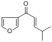 CAS 登录号：34348-59-9， (E)-1-呋喃-3-基-4-甲基戊-2-烯-1-酮