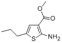 structure of CAS# 343855-83-4, 2-Amino-5-Propyl-3-Thiophenecarboxylicacid Methyl ester;Methyl 2-Amino-5-Propylthiophene-3-Carboxylate(SALTDATA: FREE);3-Thiophenecarboxylicacid,2-Amino-5-Propyl-,Methylester(9CI)