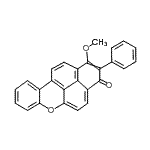 CAS#: 34446-34-9， 1-Methoxy-2-Phenyl-3H-Naphtho[2,1,8-Mna]Xanthen-3-One