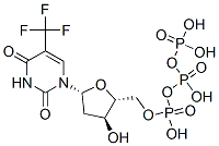 CAS#: 345-03-9， [(2R,3S,5R)-5-[2,4-Dioxo-5-(Trifluoromethyl)Pyrimidin-1-Yl]-3-Hydroxyoxolan-2-Yl]Methyl (Hydroxy-Phosphonooxyphosphoryl) Hydrogen Phosphate