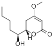 structure of CAS# 34565-32-7, (6S)-6-[(1S)-1-Hydroxypentyl]-4-Methoxy-5,6-Dihydropyran-2-One;Acon1_001546