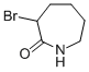 structure of CAS# 3457-66-7, 3-Bromoazepan-2-One;3-Bromo-2-Azepanone;Ec-000.1651
