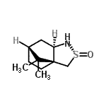 CAS 登录号：345896-10-8， (1S,3R,5R,7R)-10,10-二甲基-3-硫杂-4-氮杂三环[5.2.1.0<sup>1,5</sup>]癸烷3-氧化物