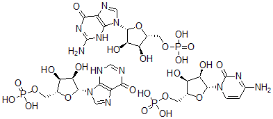 CAS#: 34607-23-3， 5'-Guanylic acid, polymer with 5'-inosinic acid, complex with 5'-cytidylic acid homopolymer (1:1)