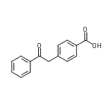 structure of CAS# 346623-13-0, 4-(2-Oxo-2-Phenylethyl)Benzoic Acid;4-(2-Oxo-2-phenylethyl)benzoic acid;MFCD07700147