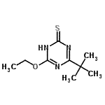 CAS#: 34747-80-3， 4-Ethoxy-6-(2-Methyl-2-Propanyl)-1,3,5-Triazine-2(1H)-Thione