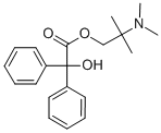 CAS#: 3477-97-2， (2-Dimethylamino-2-Methylpropyl) 2-Hydroxy-2,2-Di(Phenyl)Acetate
