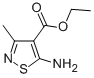 structure of CAS# 34859-65-9, Ethyl 5-Amino-3-Methylisothiazole-4-Carboxylate;Ethyl 5-Amino-3-Methylisothiazole-4-Carboxylate(SALTDATA: FREE);4-Isothiazolecarboxylic Acid, 5-Amino-3-Methyl-, Ethyl Ester;Ethyl 5-Amino-3-Methylisothiazole-4-Carboxylate 97%