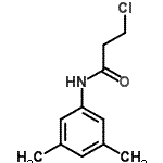 结构式 CAS# 349097-67-2, 3-氯-N-(3,5-二甲基苯基)丙酰胺