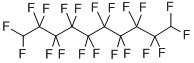 结构式 CAS# 3492-24-8, 1H,10H-全氟癸烷
