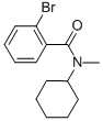 结构式 CAS# 349395-89-7, 2-溴-N-环己基-N-甲基苯甲酰胺