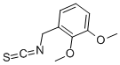structure of CAS# 34964-55-1, 2,3-Dimethoxybenzyl Isothiocyanate;1-(Isothiocyanatomethyl)-2,3-Dimethoxy-Benzene;2,3-Dimethoxybenzyl Isothiocyanate;Zinc02528108