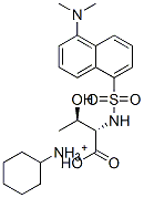 structure of CAS# 35021-16-0, N-Dansyl-L-Threonine Cyclohexylammonium