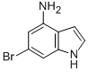 structure of CAS# 350800-81-6, 4-Amino-6-Bromoindole;1H-Indol-4-Amine, 6-Bromo-;6-BROMOINDOL-4-YLAMINE;6-BROMO-4-AMINOINDOLE